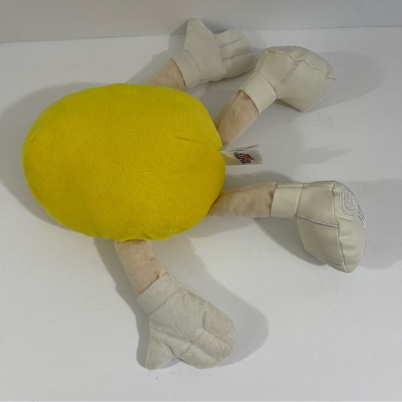 M&M Yellow Plush Stuffed Toy 2016 9.5” - Picture 2 of 9